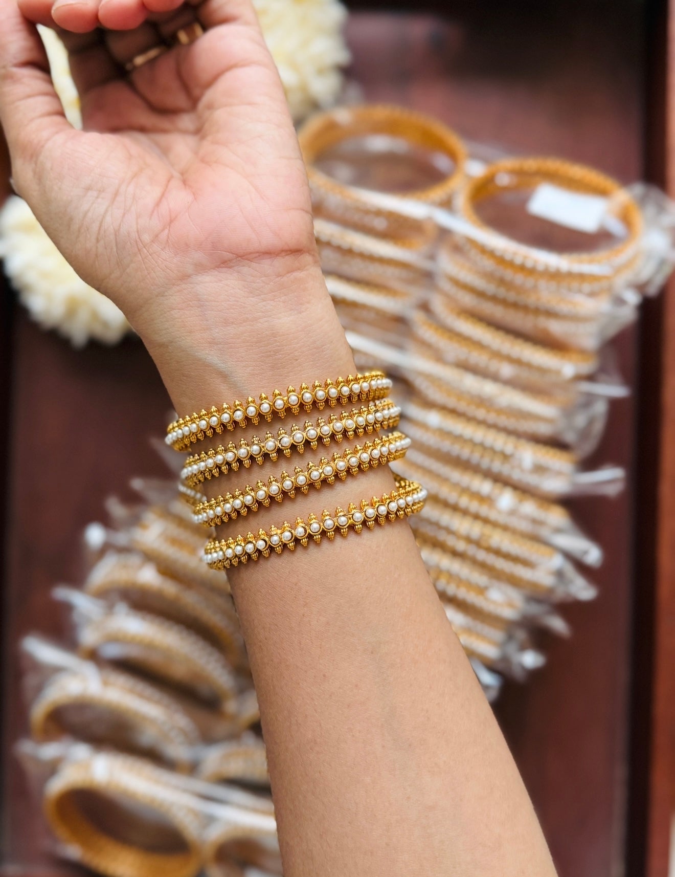 pearl bangles