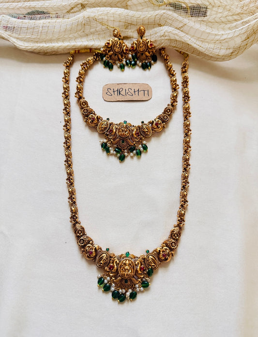 Nithya bridal set green