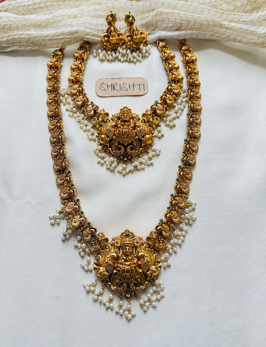 Nakshi gold bridal set