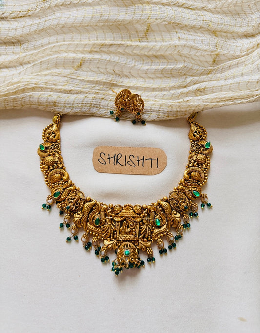 Anjana gold green