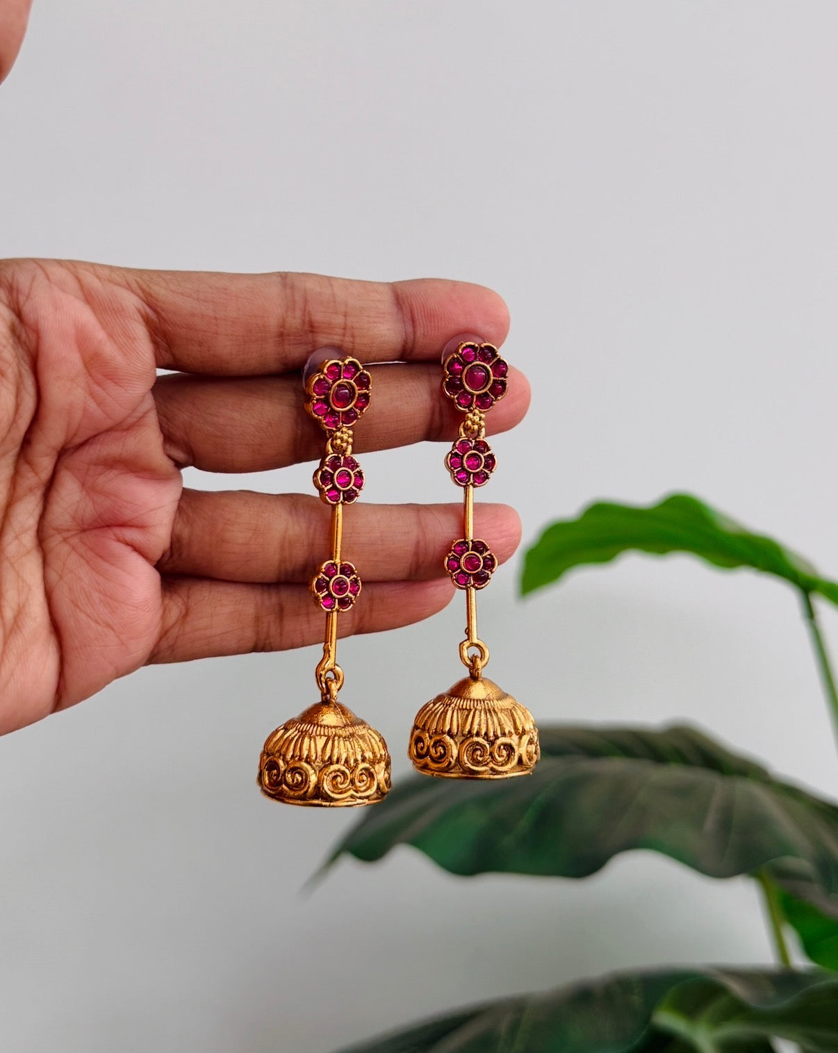 Kemp designer jumka ruby