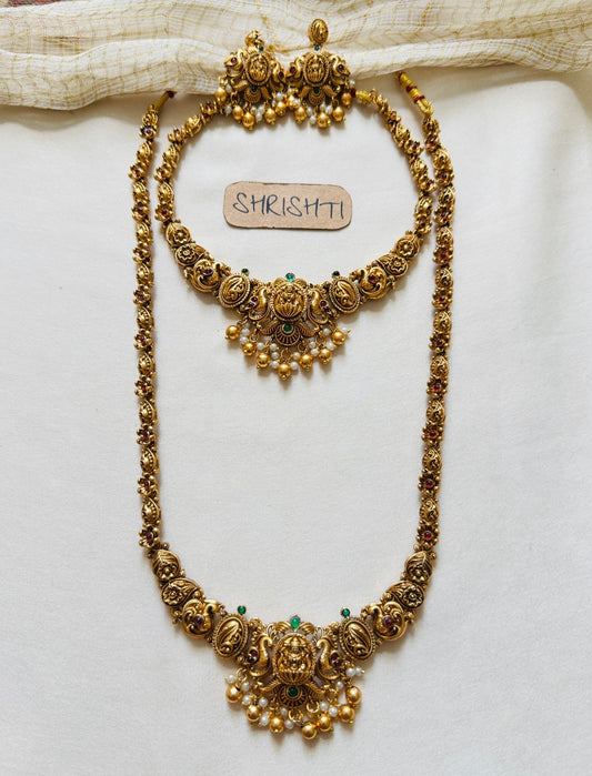 nithya bridal set gold