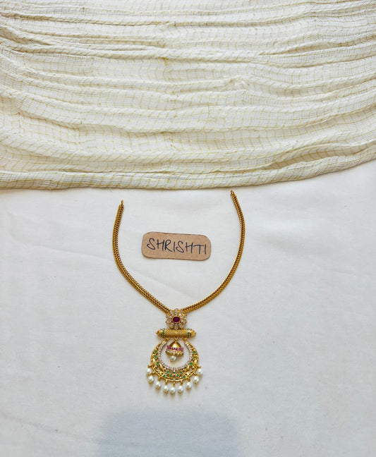 chandbali necklace