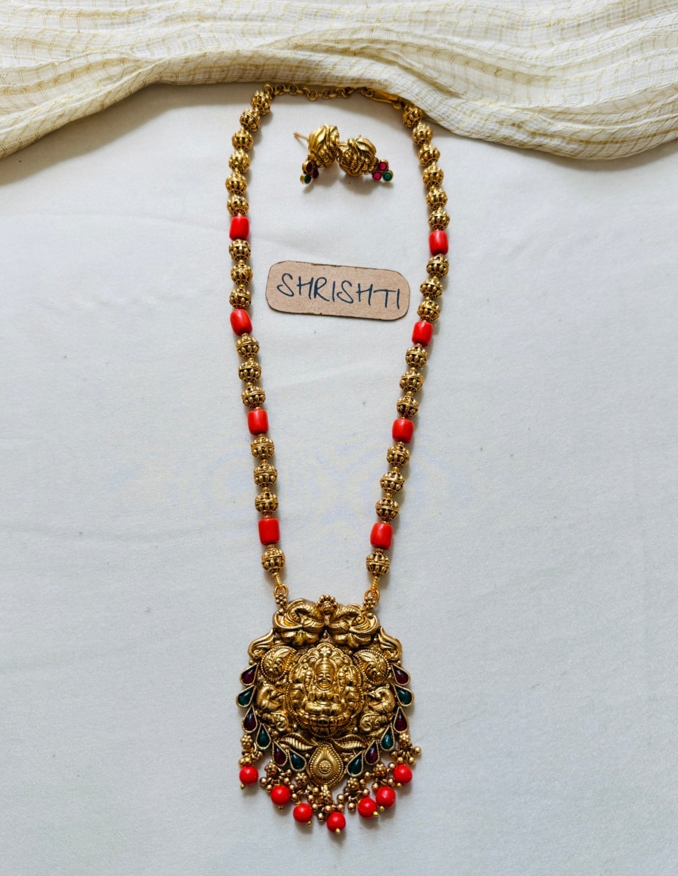 Coral Beads Mala Nagas