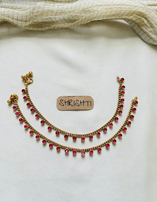 Nila anklets ruby