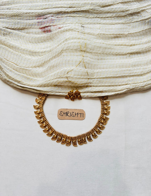 gold mango necklace 59