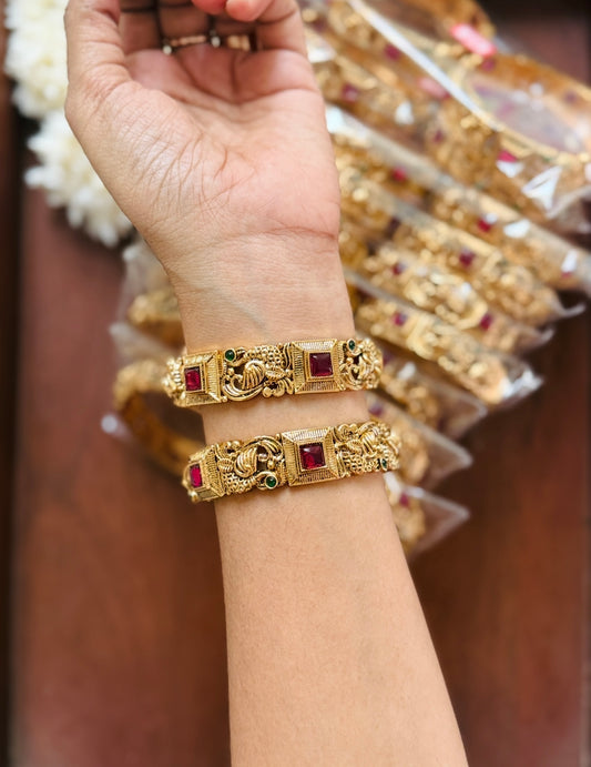 kemp peacock bangles