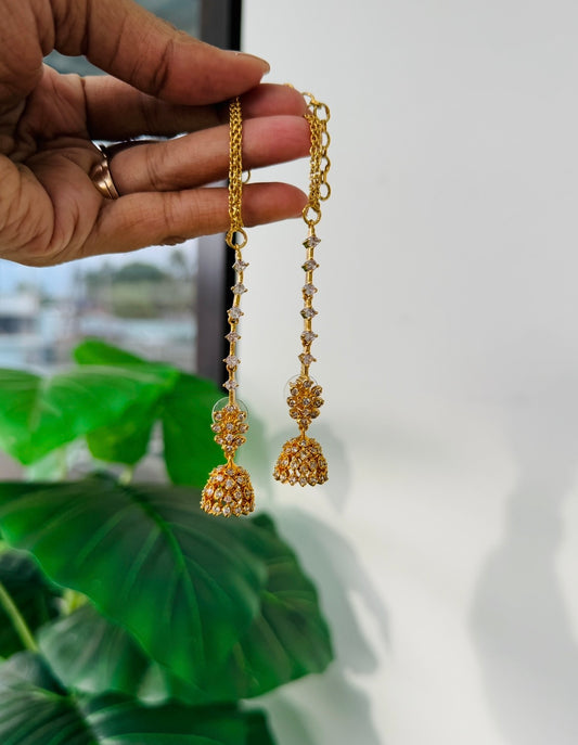 Diamond full maati jumka