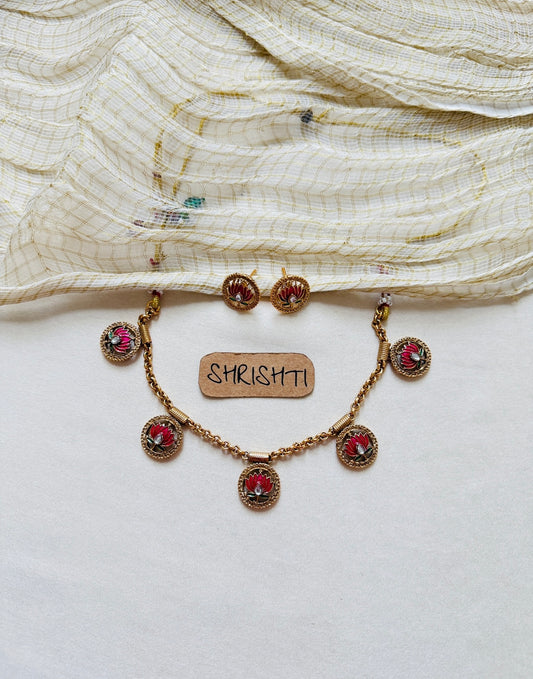 lotus chain charmi ruby