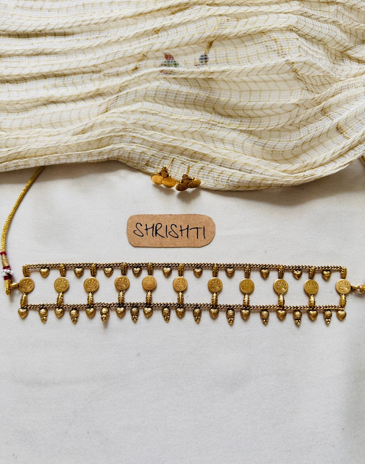 coin necklace choker