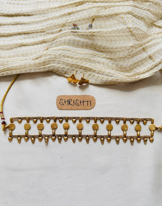 Coin Necklace Choker