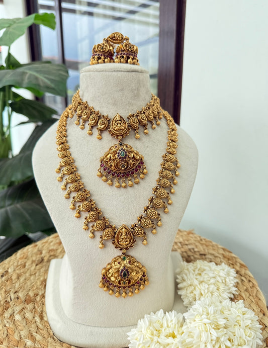 antique naga bridal set