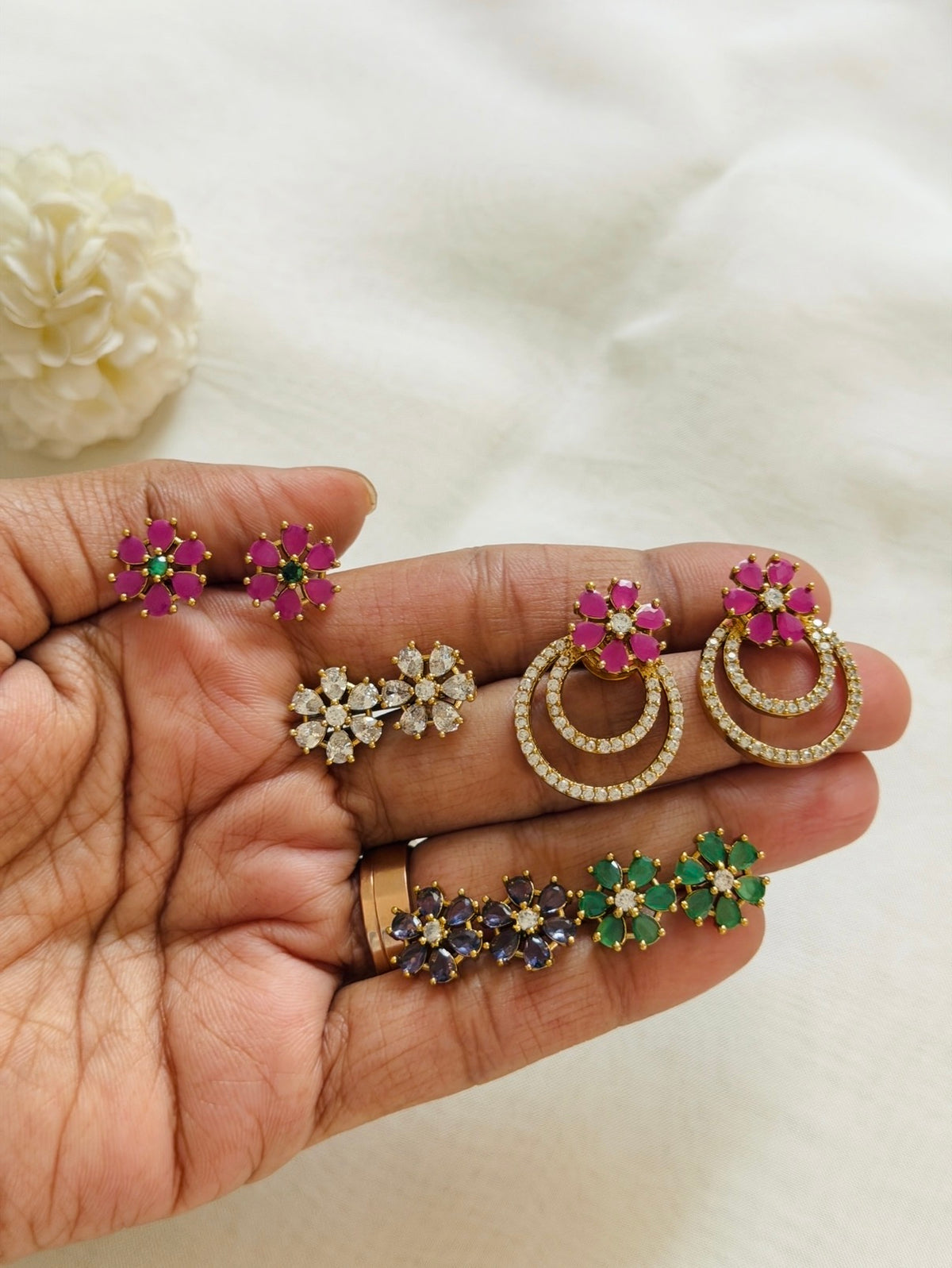 Diamond changeable stud
