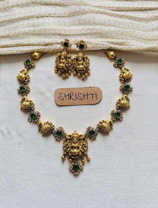 Silver plated Nagas emerald